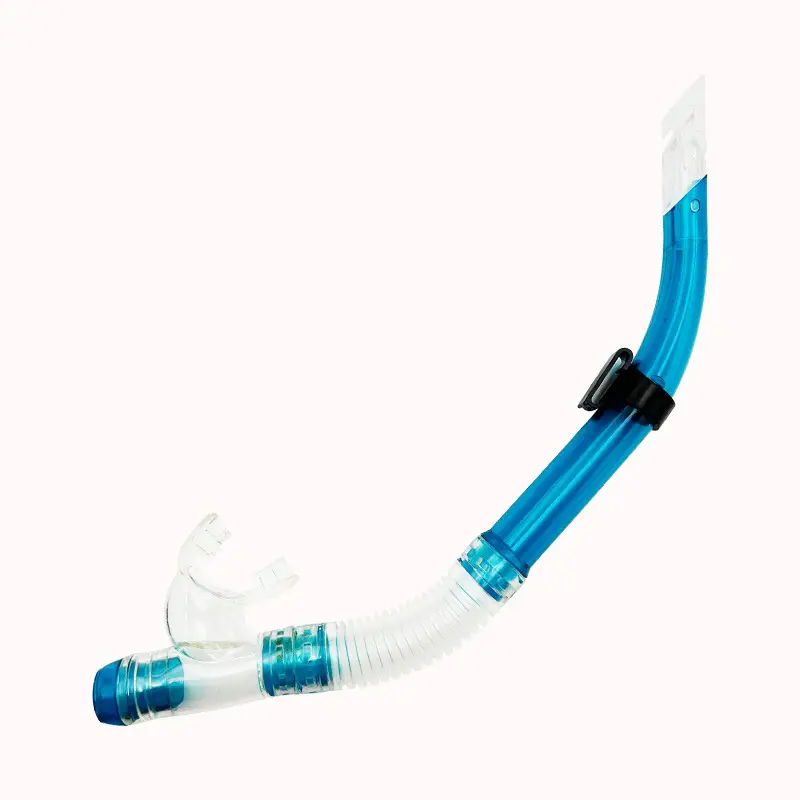Factory wholesale new snorkeling respirator environmental protection PVC anti-wave semi-dry breathing tube ventilation outdoor diving equipment