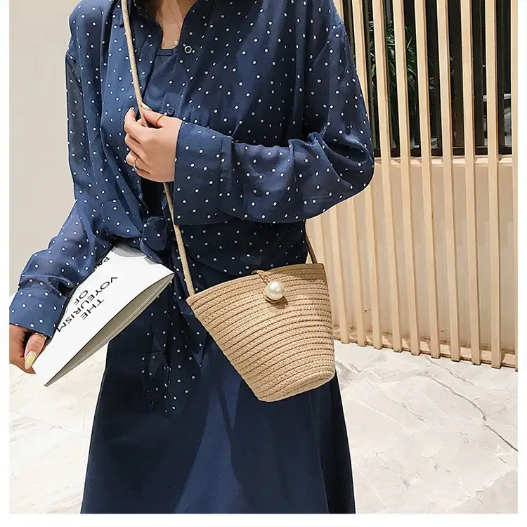 Black Woven Mini Crossbody Bag for Women — feature 18