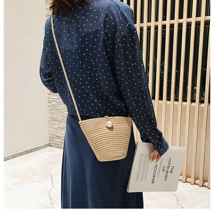 Black Woven Mini Crossbody Bag for Women — feature 22