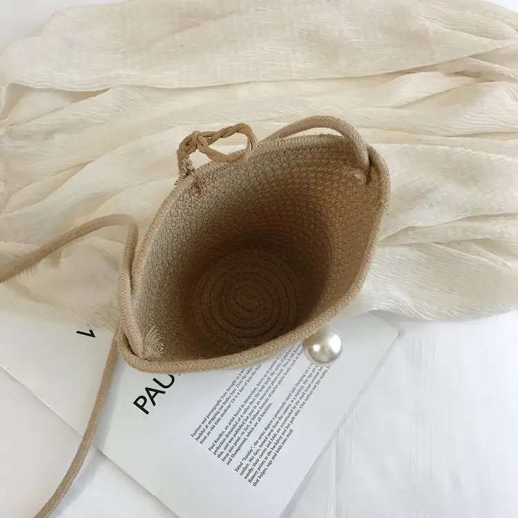 Black Woven Mini Crossbody Bag for Women — feature 3