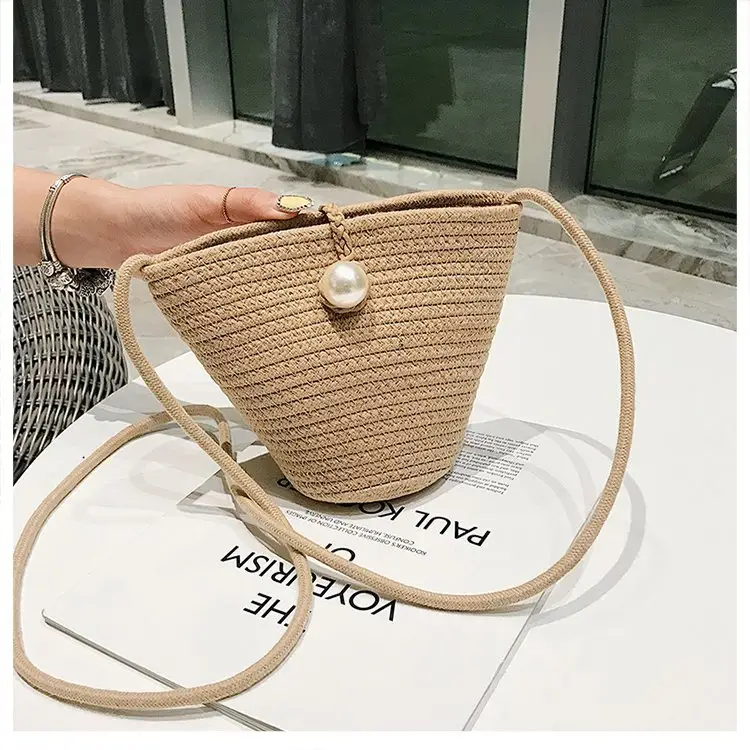 Black Woven Mini Crossbody Bag for Women — feature 9