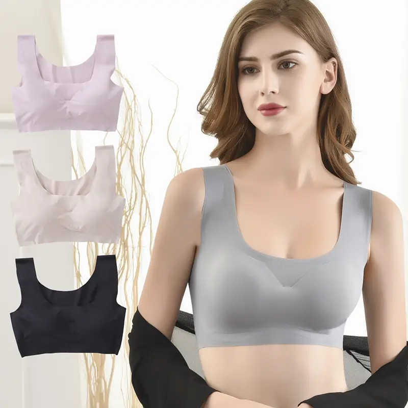 Japan's Peace of Mind Generation Sleeping Bra without Steel Ring One-piece plus size chubby girl without Traceless Sports Back Underwear for Women