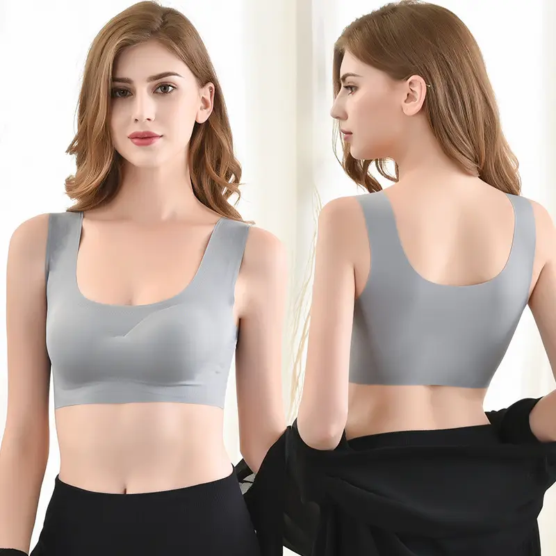 Japan's Peace of Mind Generation Sleeping Bra without Steel Ring One-piece plus size chubby girl without Traceless Sports Back Underwear for Women