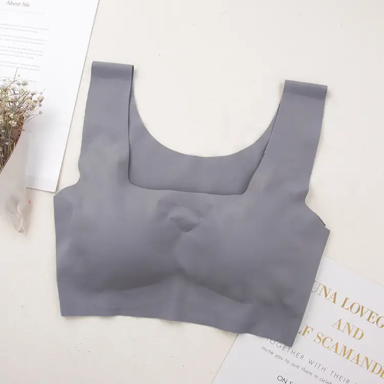 Japan's Peace of Mind Generation Sleeping Bra without Steel Ring One-piece plus size chubby girl without Traceless Sports Back Underwear for Women