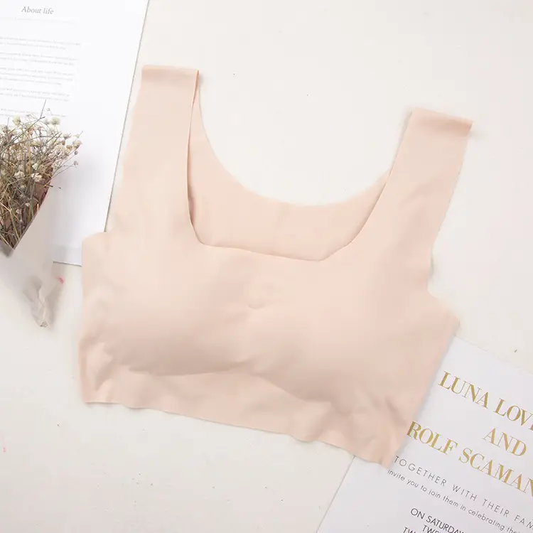Japan's Peace of Mind Generation Sleeping Bra without Steel Ring One-piece plus size chubby girl without Traceless Sports Back Underwear for Women
