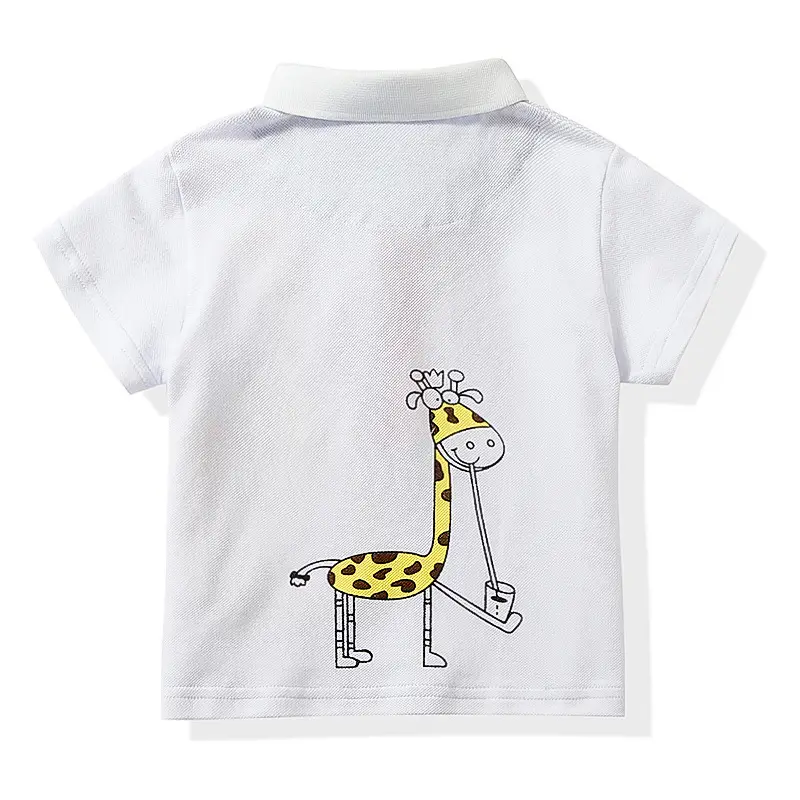 Children's Boys Short Sleeve Cotton Polo Shirt 2020 - Image 4