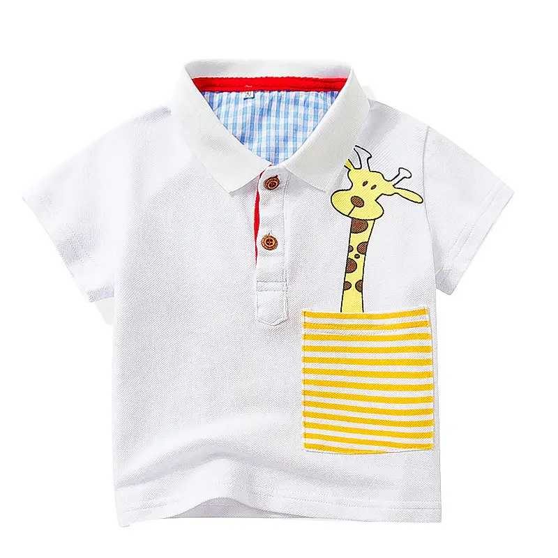 Children's Boys Short Sleeve Cotton Polo Shirt 2020 - Image 6