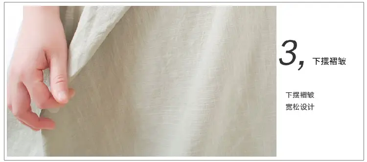 Korean Style Women's Large Loose Pleated Dress — feature 23