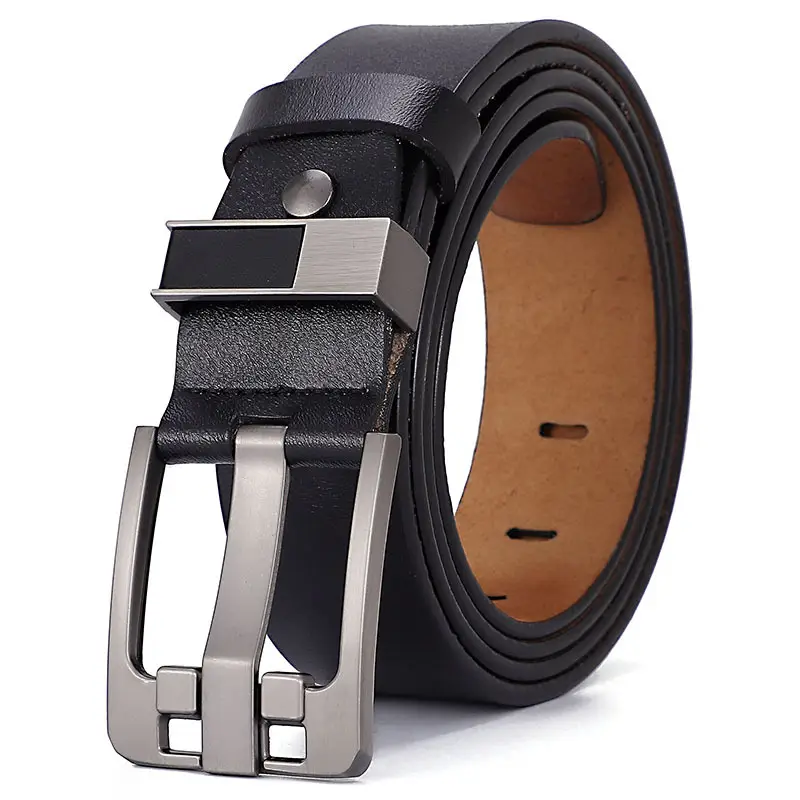 Vintage Men's Genuine Leather Belt Extra Large Wide Pin Buckle