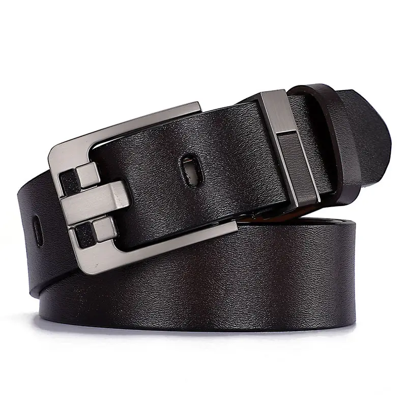 Vintage Men's Genuine Leather Belt Extra Large Wide Pin Buckle