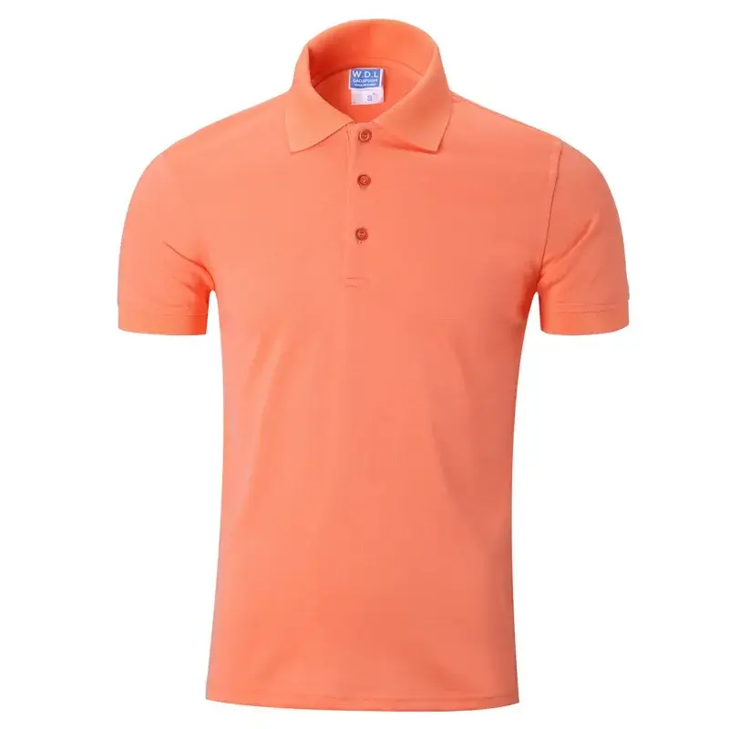 Pink Pique Cotton Polo Collar Shirt Short Sleeve