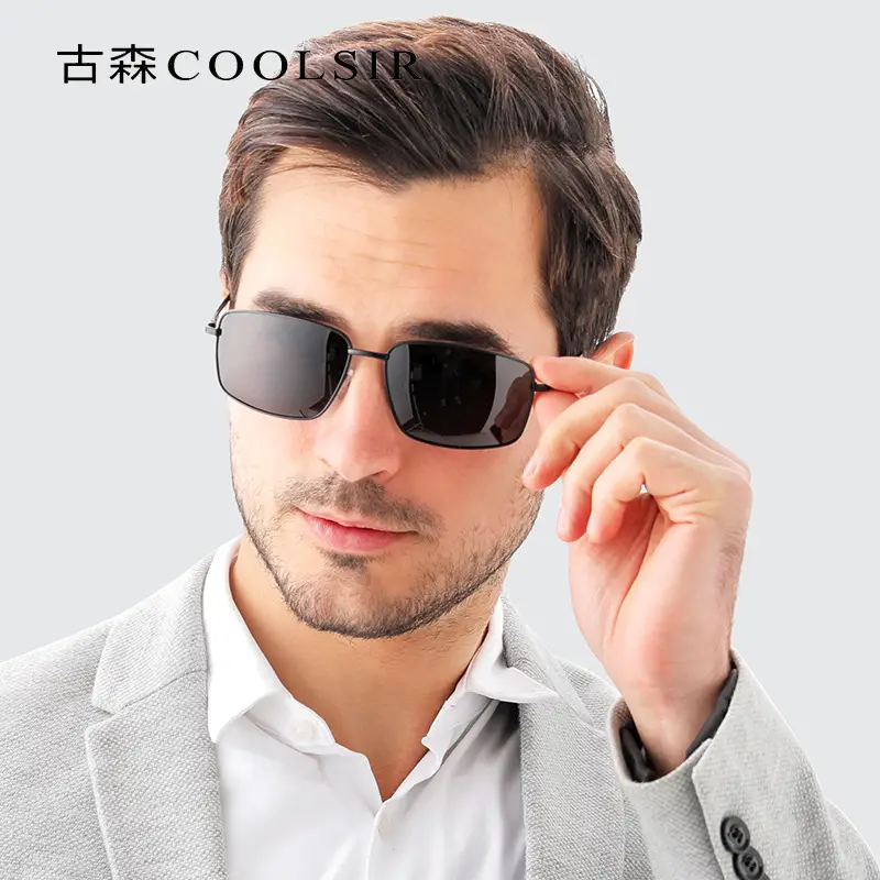 Men's Square Polarized Sunglasses 6120 - Image 10