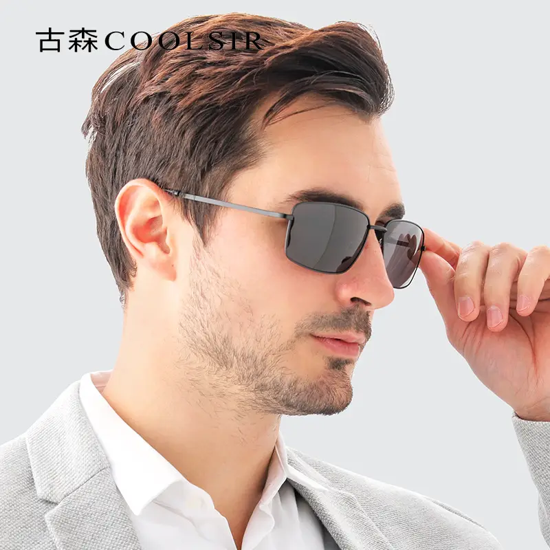 Men's Square Polarized Sunglasses 6120 - Image 11