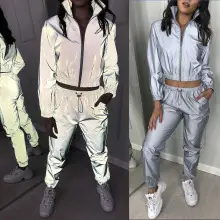 Women Grey Jogger Pants with Luminous Elastic Waistband 2026 — feature 23