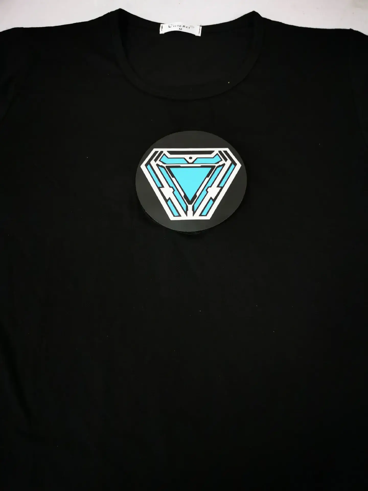 Marvel Iron Man Reactor T-Shirt LED Luminous Student Battle - Image 4