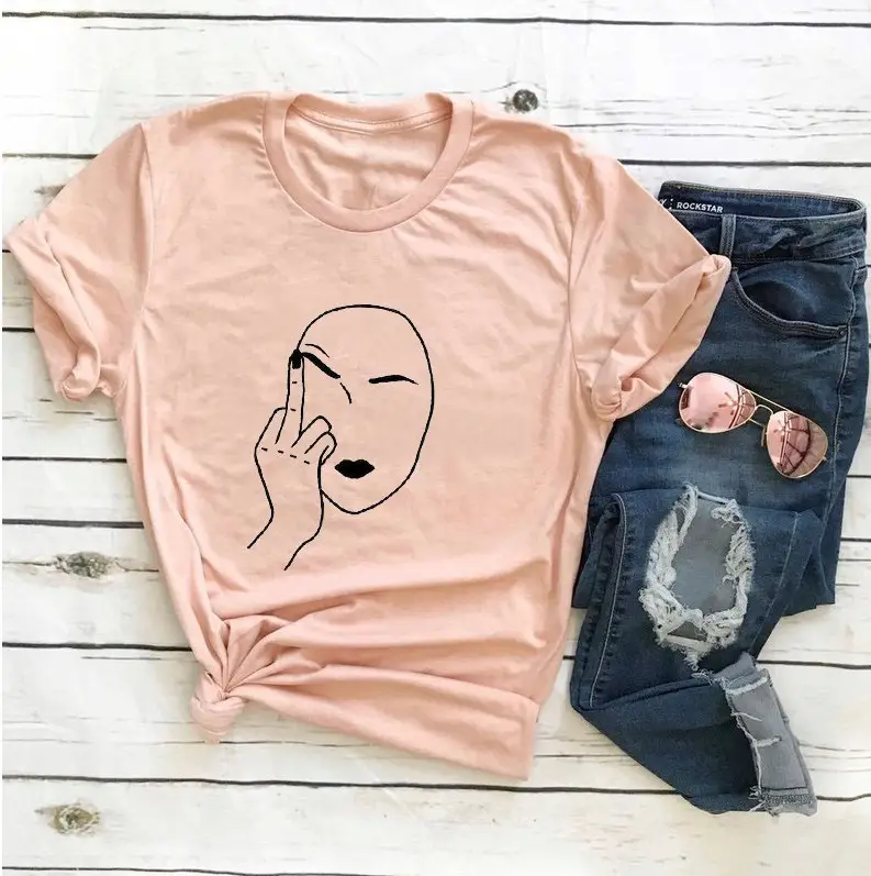 Men Women Pink Graphic T-Shirt Set Streetwear