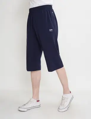 Men Pure Cotton Summer Capri Shorts Large - Image 4