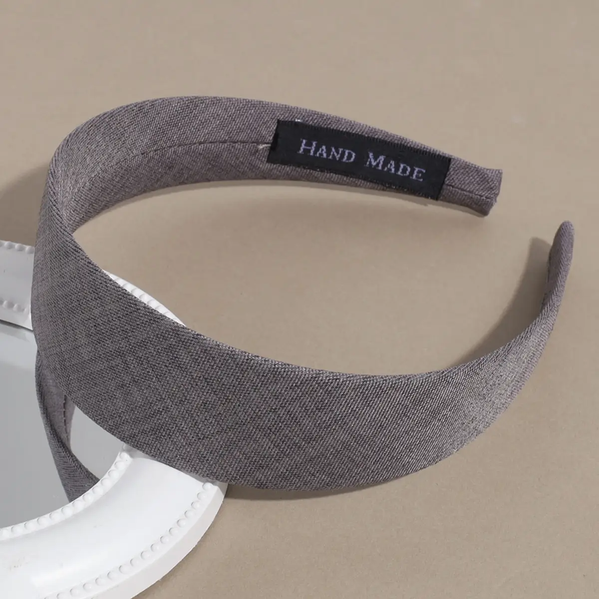 Wide Brim Satin Headband Pink Women's Face Wash - Image 15
