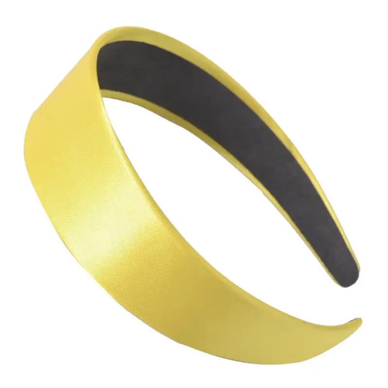 Wide Brim Satin Headband Pink Women's Face Wash - Image 8