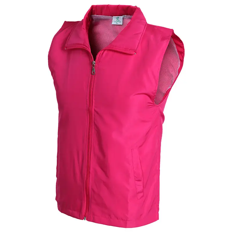 Men Sleeveless Vest Lapel Collar Yellow - Image 11