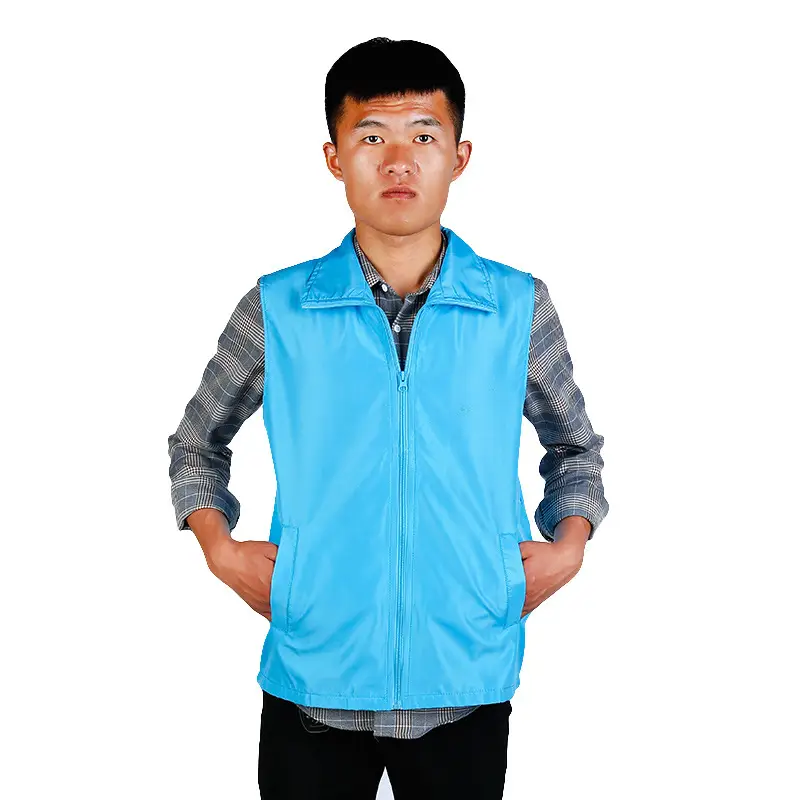 Orange Vest with Logo Print for Work & Volunteer Use - Image 5