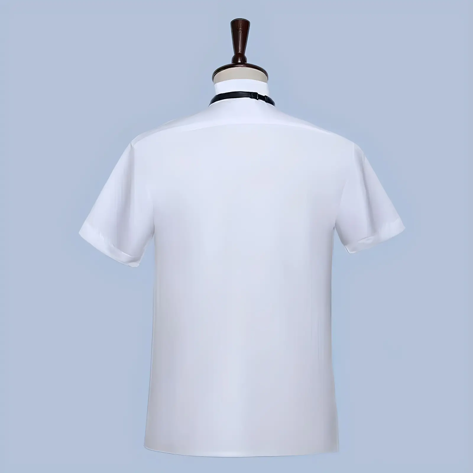 Men's White Tie Shirt with Red Bow Tie — feature 35