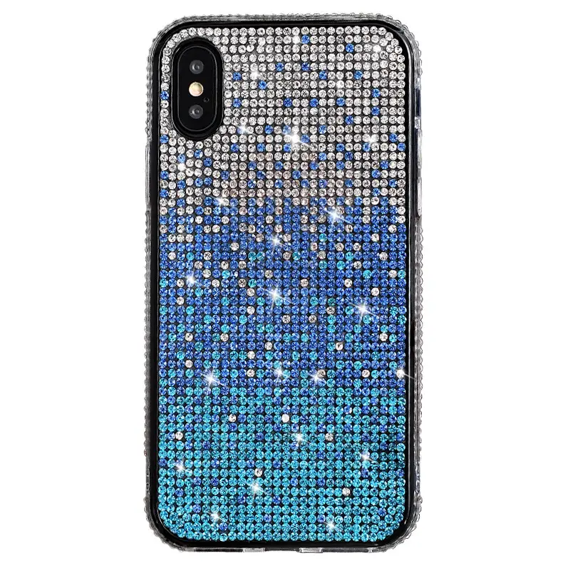 iPhone 16 Pro Diamond Gradient Rhinestone Case