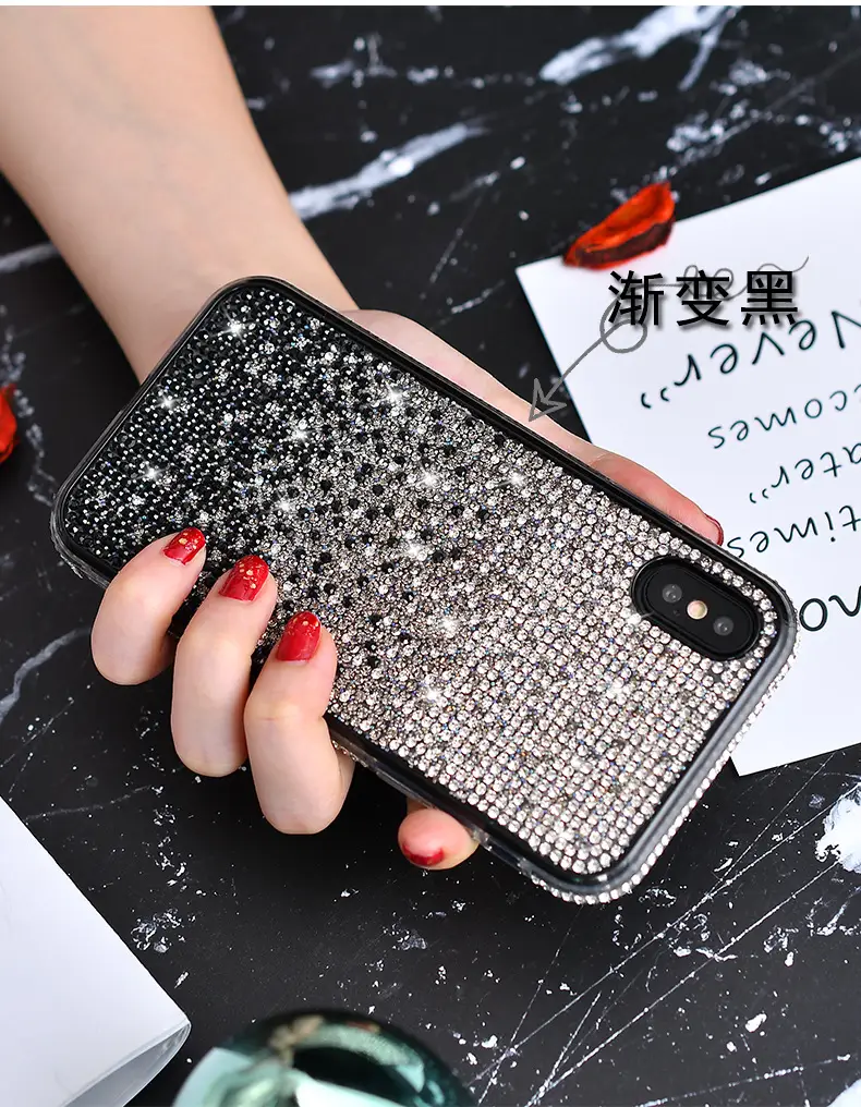 iPhone 16 Pro Diamond Gradient Rhinestone Case — feature 10