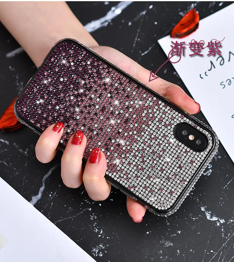iPhone 16 Pro Diamond Gradient Rhinestone Case — feature 11