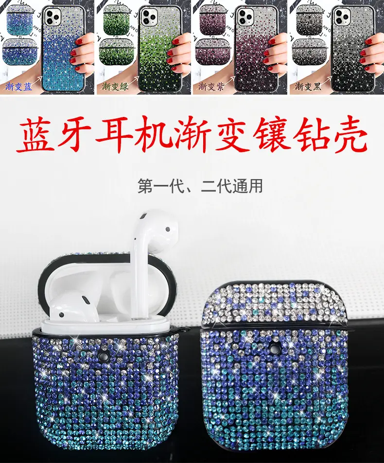 iPhone 16 Pro Diamond Gradient Rhinestone Case — feature 3