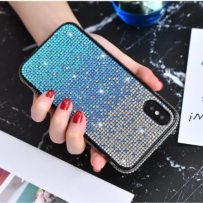 iPhone 16 Pro Diamond Gradient Rhinestone Case — feature 6
