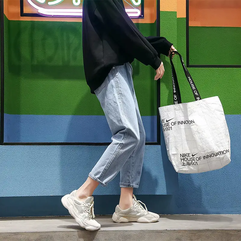 Men's Loose Cropped Jeans Summer Light Blue Radish Style