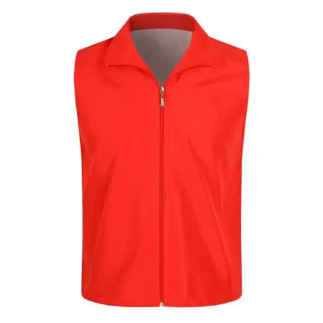Blue Full-Zip Vest for Men