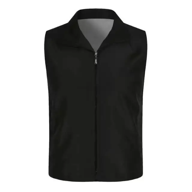 Blue Full-Zip Vest for Men
