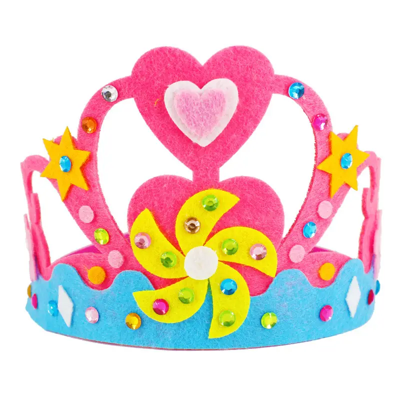 Children's Pink Crystal Crown for Birthday & Kindergarten - Image 11