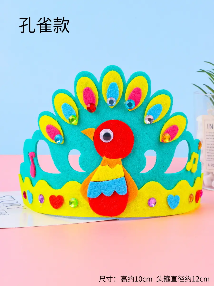 Children's Pink Crystal Crown for Birthday & Kindergarten - Image 4