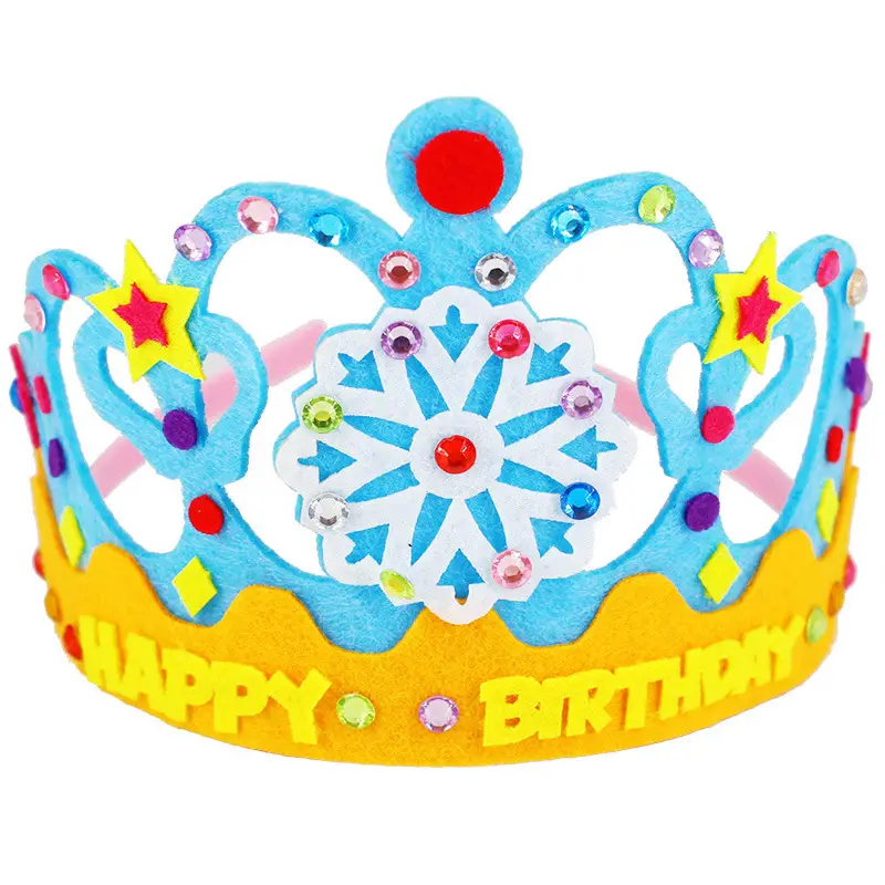 Children's Pink Crystal Crown for Birthday & Kindergarten - Image 9