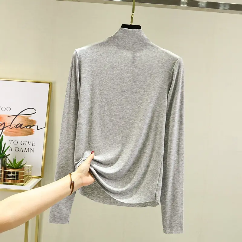 Sweet Solid Color Slim Fit Long Sleeve Shirt