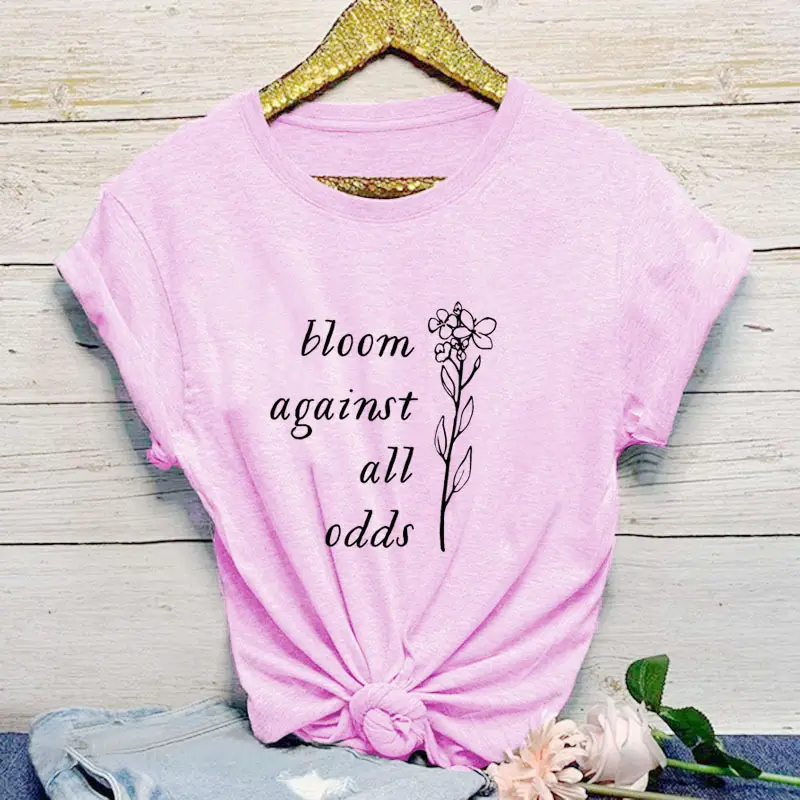 Bloom Against All Odds T-Shirt for Men Women