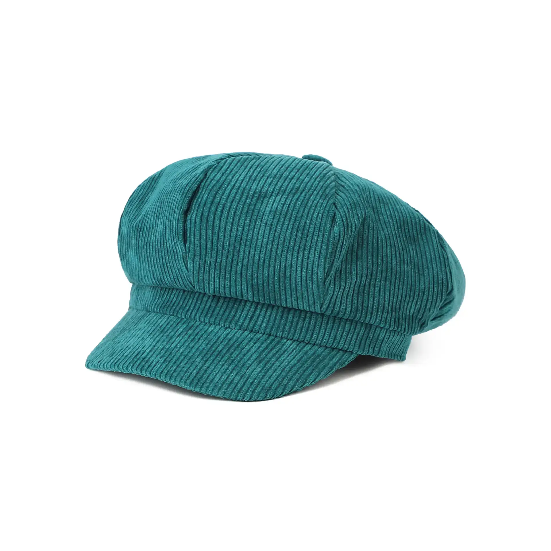 Women Korean Corduroy Cap Beige Autumn Winter - Image 11