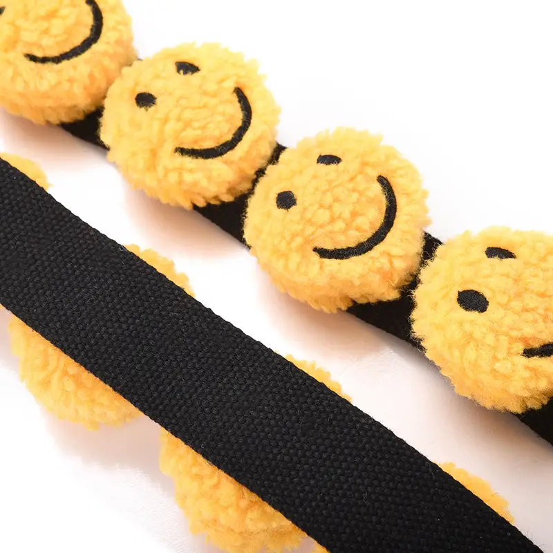 Yellow Smiley Face Crossbody Bag with Replacement Strap - Image 8