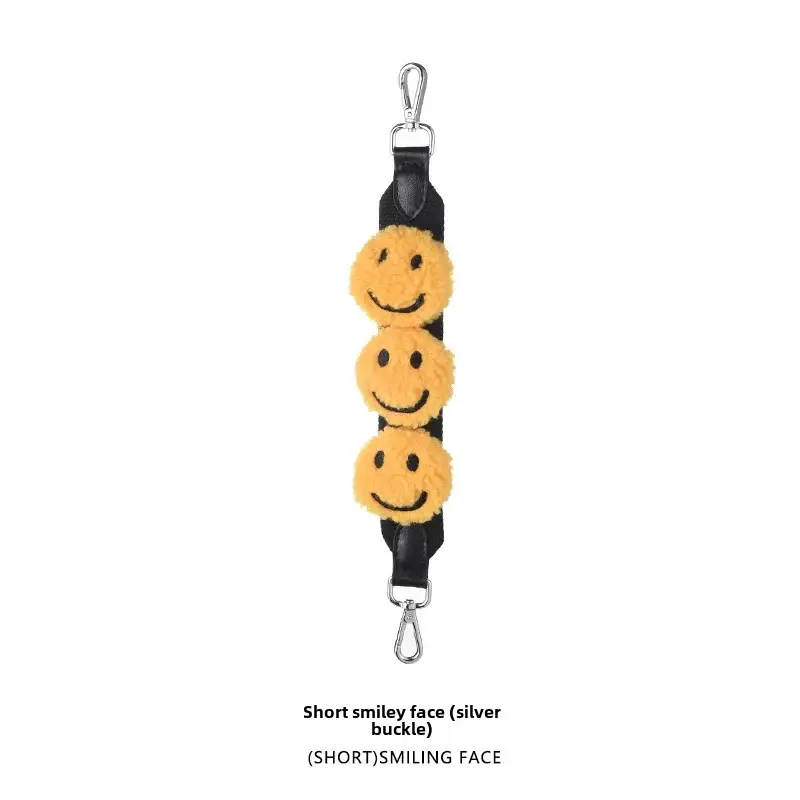Yellow Smiley Face Crossbody Bag with Replacement Strap - Image 2