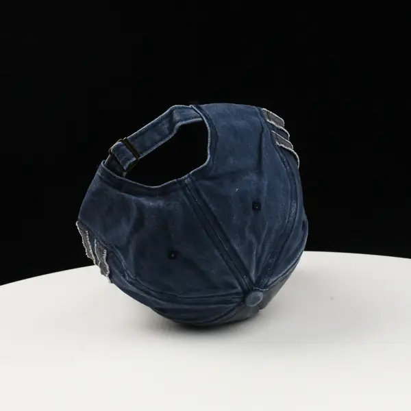 Men's 969 Embroidered Baseball Cap Denim Travel Wear - Image 11