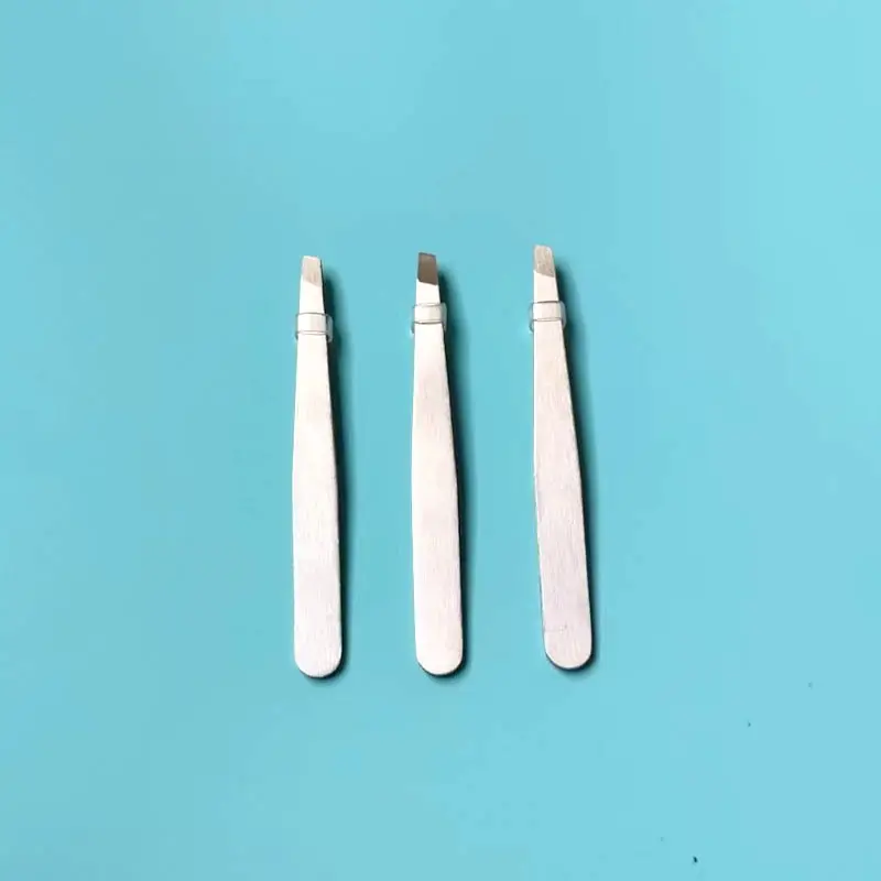 Stainless Steel Oblique Eyebrow Clip Pliers Wholesale — feature 14