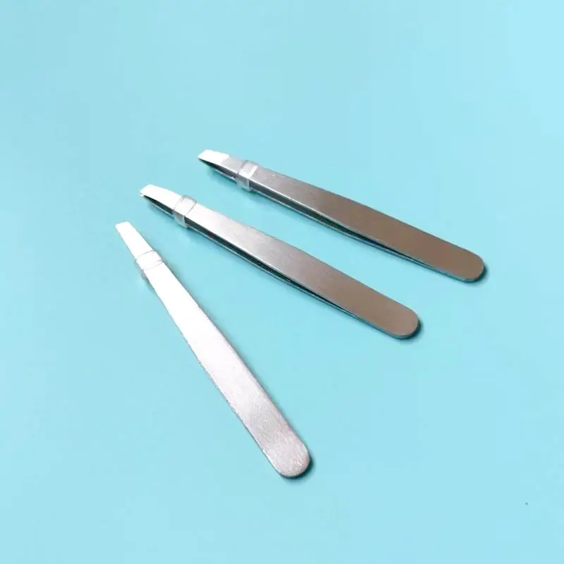 Stainless Steel Oblique Eyebrow Clip Pliers Wholesale — feature 17