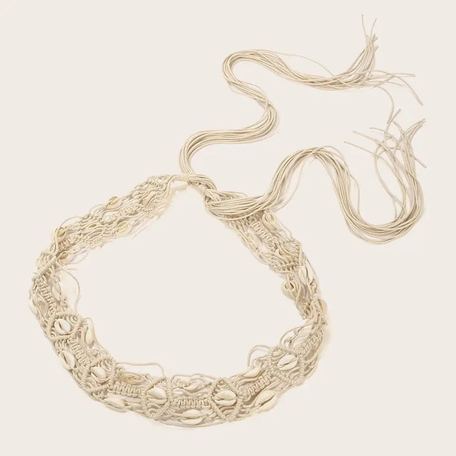Women's Braided Rope Girdle Strap Belt - Image 6