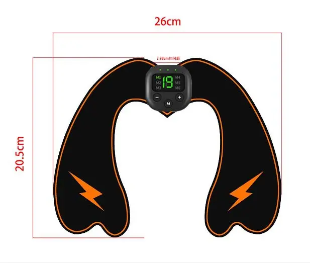 Micro-Electric Abdominal Muscle Patch for Fitness Training
