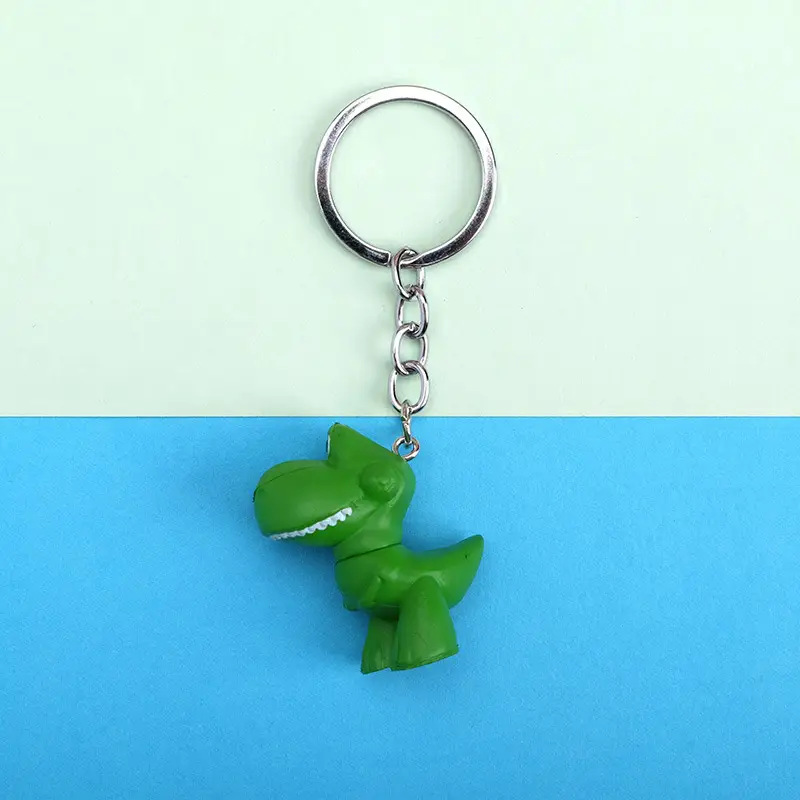 Creative Cartoon Animation Buzz Toy Story Keychain Three-eyed Strange Strawberry Bear Bag Clothing Accessories
