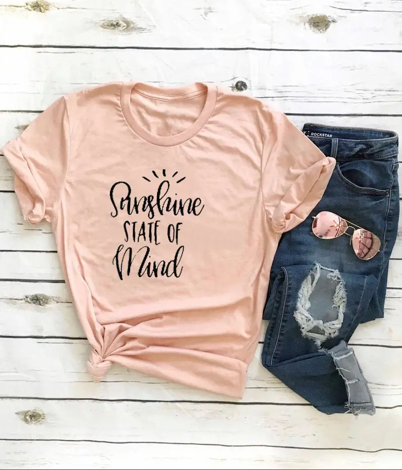 Sunshine State of Mind T-Shirt for Men Women Casual Wear - Image 5