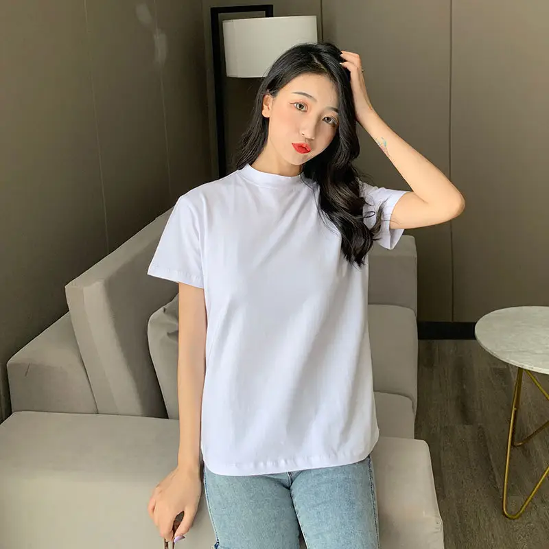 Women Cotton Slim Fit Pullover Top Summer Wear - Image 3
